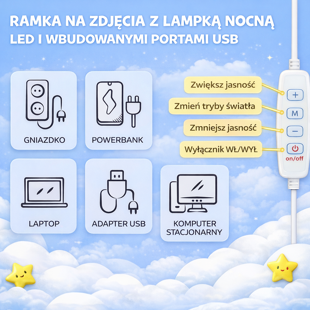 LustroMilosci™ - Spersonalizowana Ramka LED z Wybranym Zdjęciem